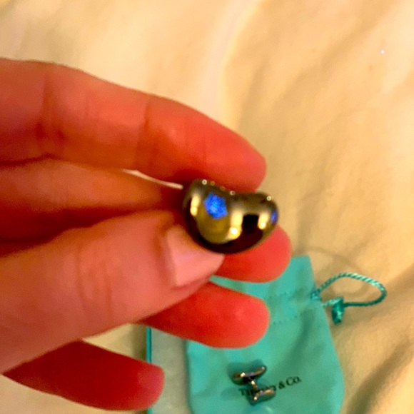 Authentic brand new Tiffany cufflinks with pouch.